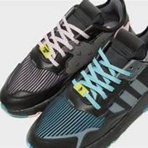 New Men's Adidas Ninja Nite Jogger Shoes GREY/BLUE/BLACK/PINK